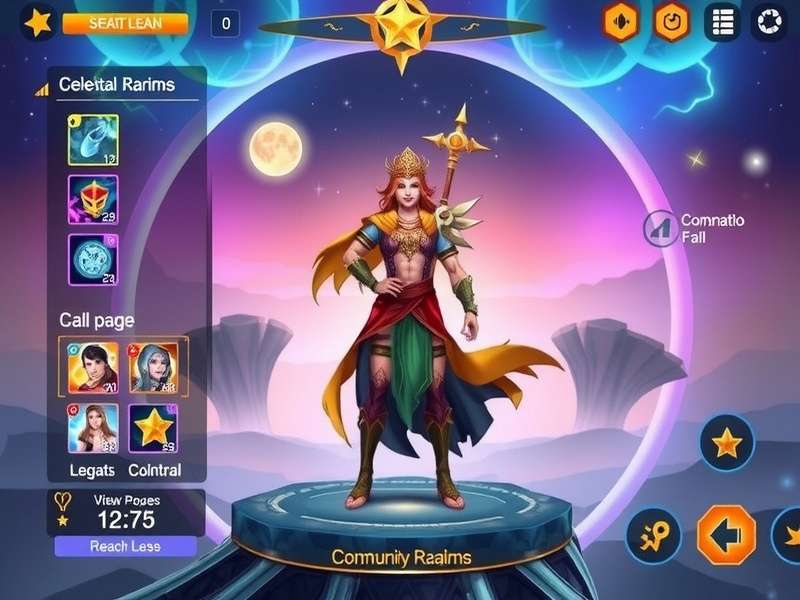 Celestial Spiral Star character customization options